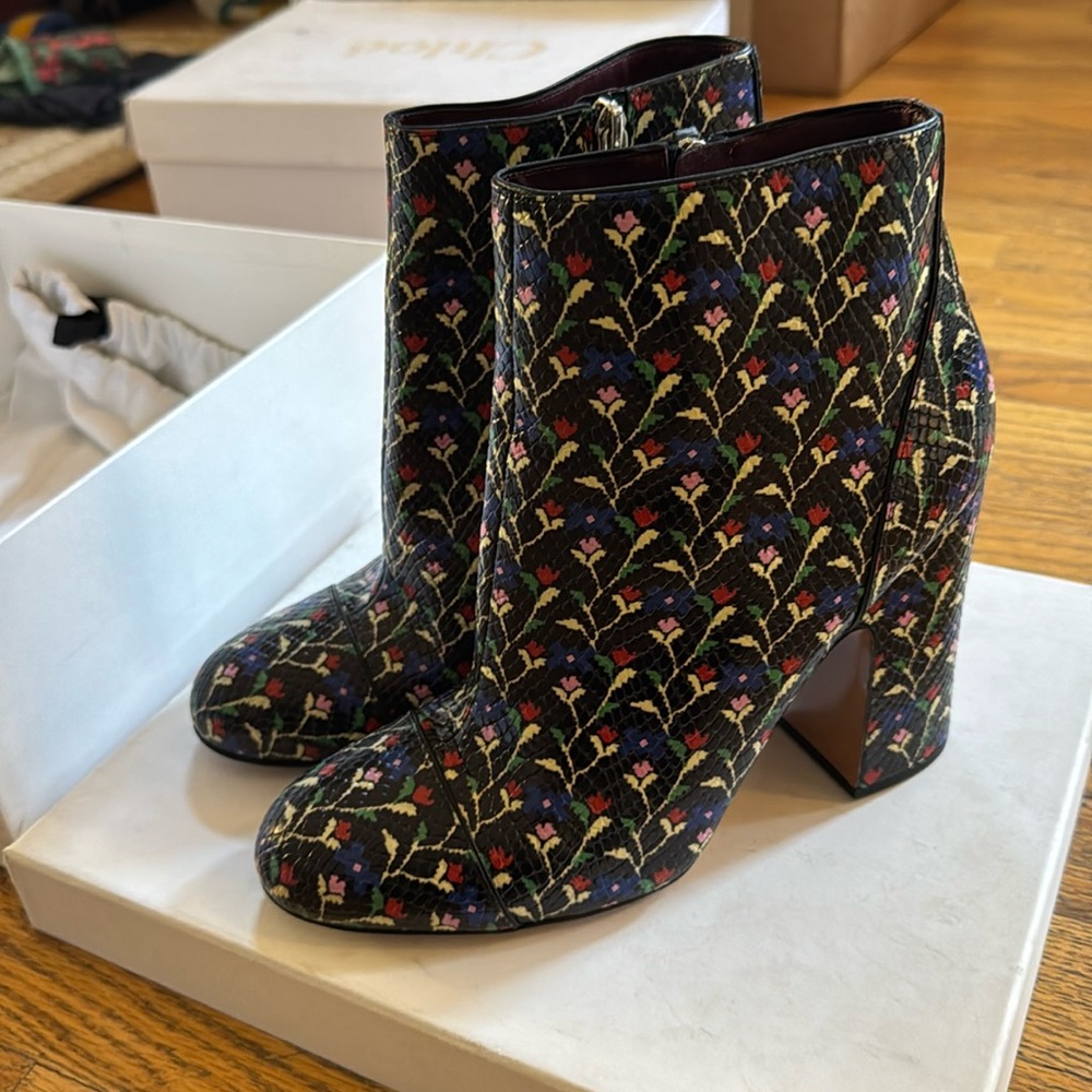 Marc Jacobs Cora Ankle Boot Black Multi Size 41